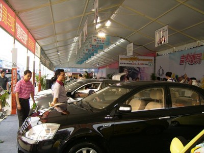 租赁车展篷房 灵活高效的4S店改建与汽车巡回展解决方案